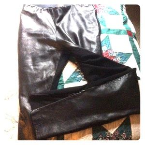 Danier leather leggings size 10